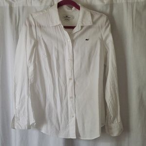 Vineyard vines white Oxford shirt